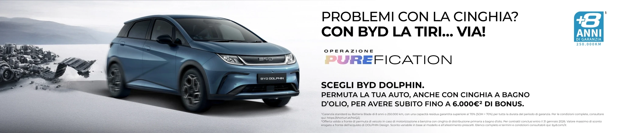 Offerte Operazione PUREFICATION 尊龙时凯 Dolphin: Fino a 6.000€ di bonus*
